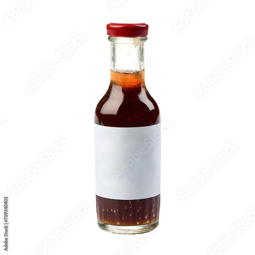 Garum Fish-Sauce isolated on transparent and white background