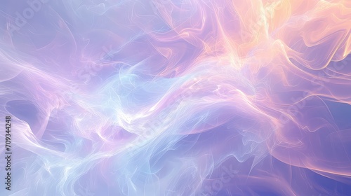 Glowing iridescent gradient background of pink and. Ethereal ghostly atmosphere texture