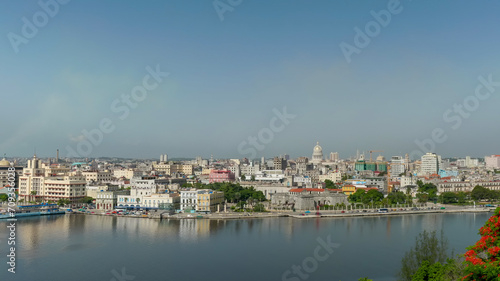 a view of old havana city and the harbor from the christ of havana statue in havana, cuba © chris