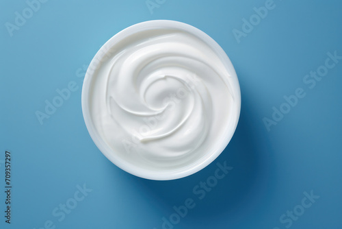 Whipped Cream Delight - Natural Dairy Beauty Treatment on White Background