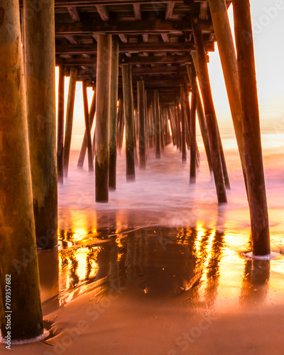 Sunrise under the pier