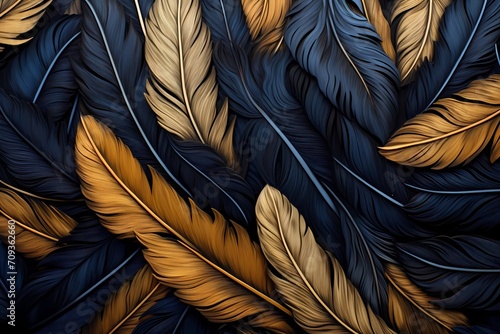 bird feathers background pattern, banner, wings background picture, seamless background