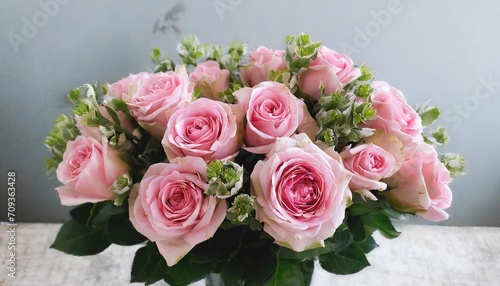 pink roses bouquet hd 8k wallpaper stock photographic image