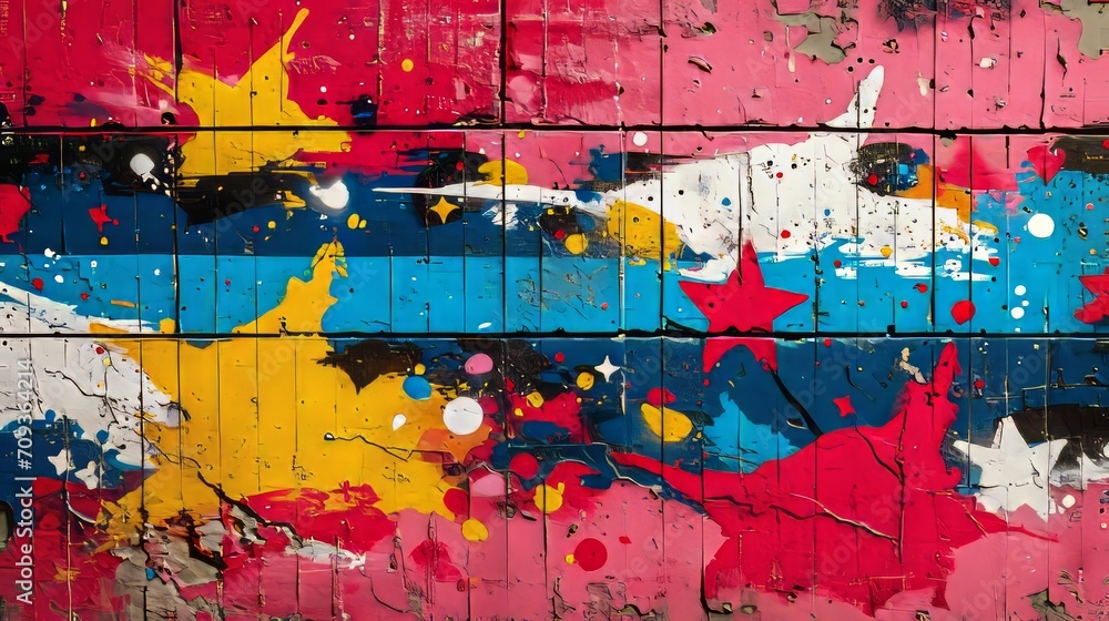 Fototapeta premium Graffiti Pop Art Background