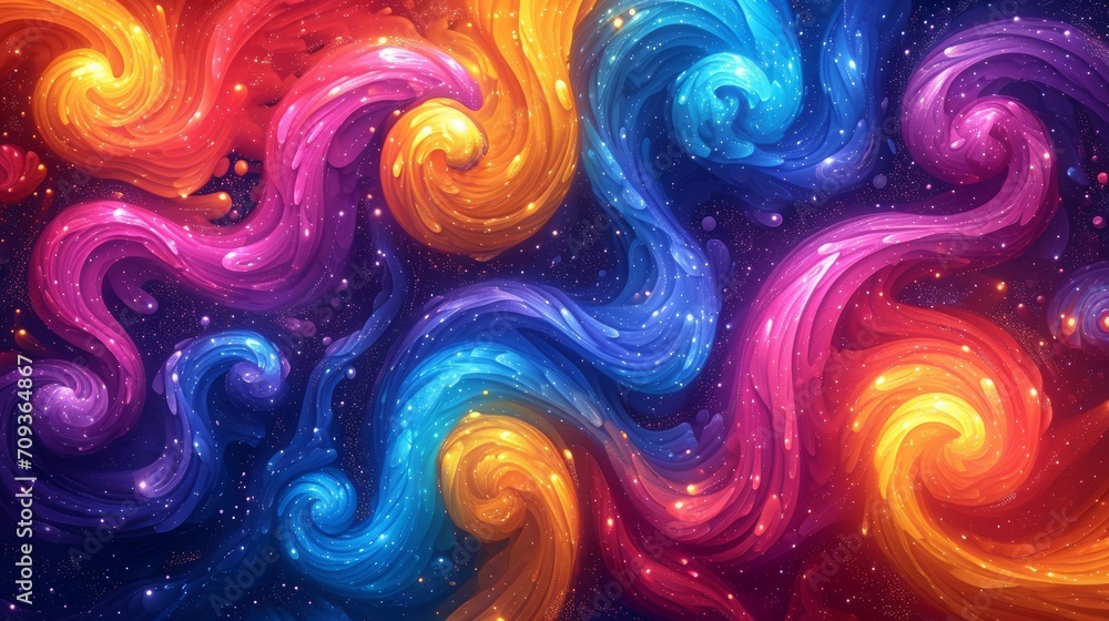 Psychedelic swirls Psychedelic swirls