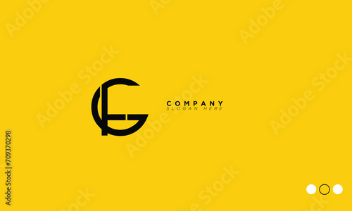 FG Alphabet letters Initials Monogram logo GF, F and G