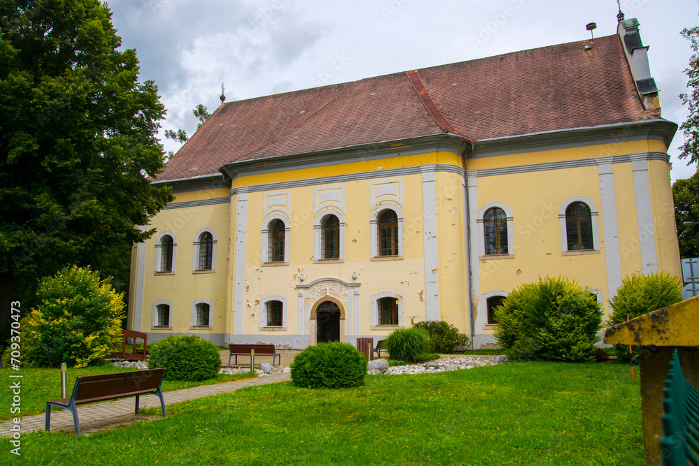 Evangelic church in the city of Poprad in Slovakia