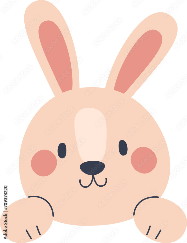 Rabbit Head And Hands Rabbit Head And Hands