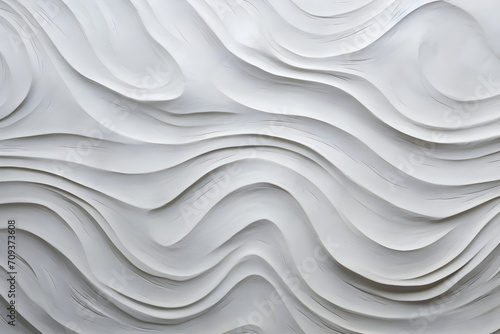 wavy textured white wall surface texture background