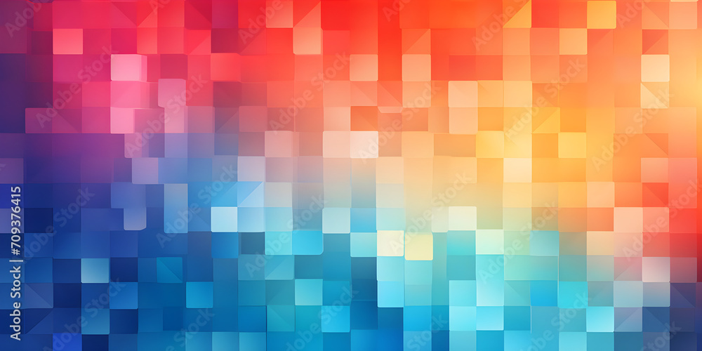abstract colourful background with squares