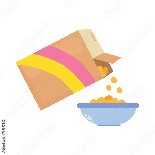 Cereal icon vector illustration