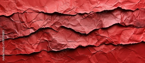 Wallpaper Mural Red paper greeting card with natural textures. Torontodigital.ca