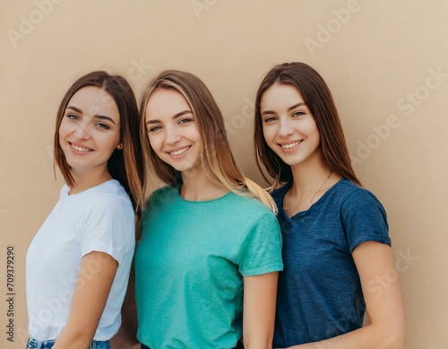 portrait of three women