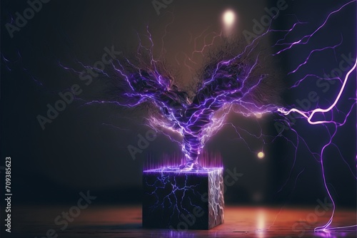 A fantastical depiction of artificial intelligence.