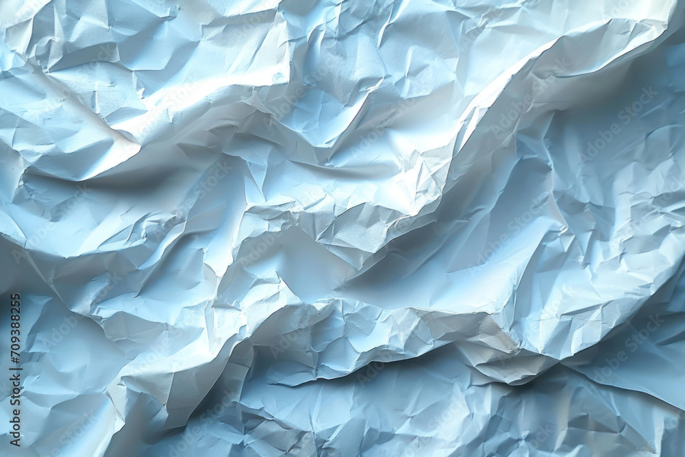 Obraz premium white crumpled paper background texture pattern overlay
