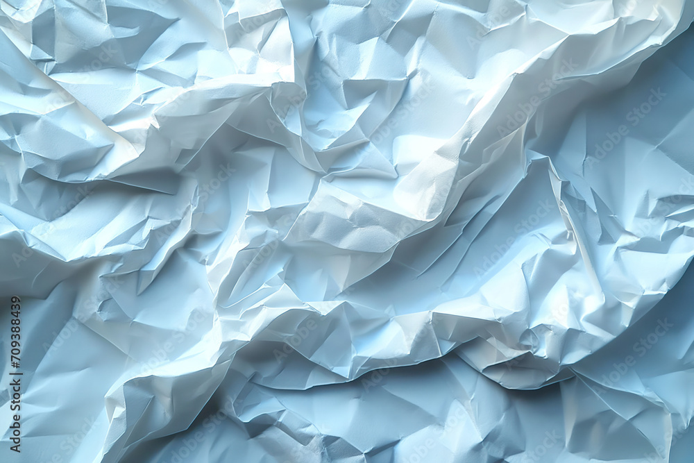 Fototapeta premium white crumpled paper background texture pattern overlay