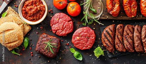Plant-based meat options for a smaller carbon footprint.