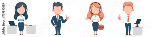 Active male and female consultant demonstrating sales skills. Sales Specialists Demonstrating Competence