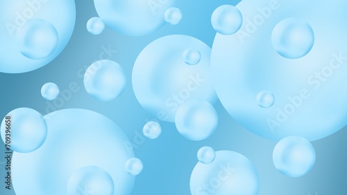 Water drops on gradient background bubble color concept graphic for illustration