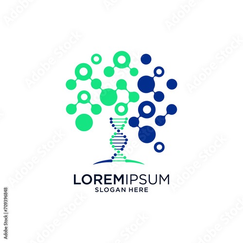 Flat dna spiral logo logo design abstract logo DNA symbol
