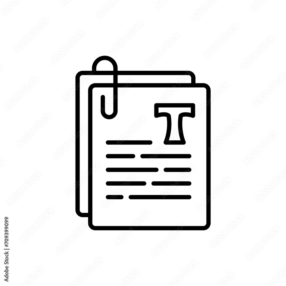 Writing file outline icons, minimalist vector illustration ,simple transparent graphic element .Isolated on white background Writing file outline icons, minimalist vector illustration ,simple transparent graphic element .Isolated on white background
