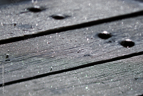 Weathered Wooden Dock Boards (filtered photo) for a Background
