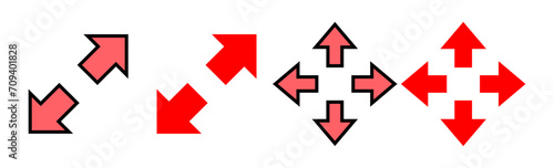 Fullscreen Icon set illustration. Expand to full screen sign and symbol. Arrows symbol Free Download Fullscreen Icon set illustration. Expand to full screen sign and symbol. Arrows symbol - GFXLoad