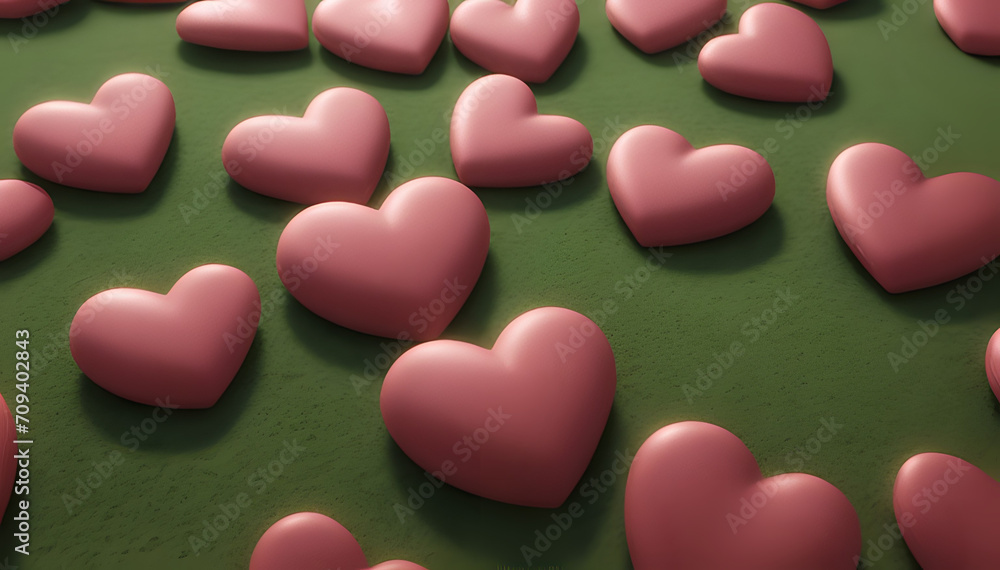 valentine hearts background