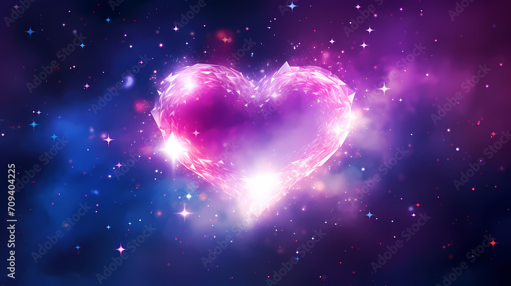Valentine's Day, love and romance background, background with heart shapes Valentine's Day, love and romance background, background with heart shapes