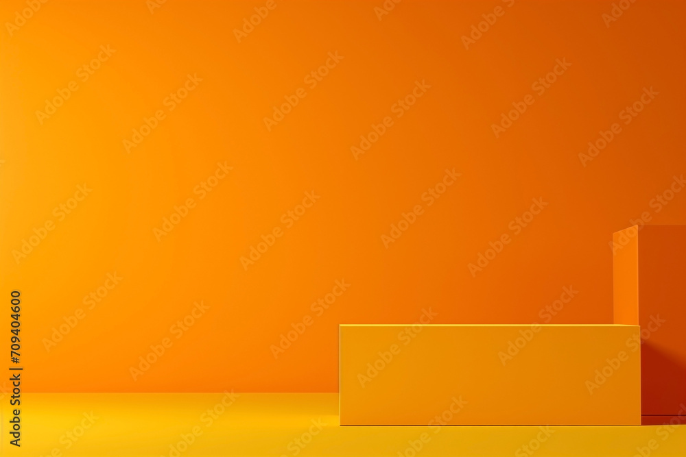 Orange banner with blank space for advertising. Orange banner with blank space for advertising.
