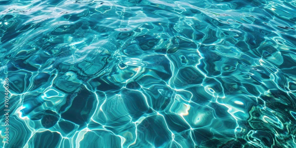 Obraz premium Transparent water texture surface. Generative AI.