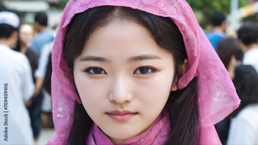 Asian Muslim Beautiful Girl Ramadan Background Asian Muslim Beautiful Girl Ramadan Background