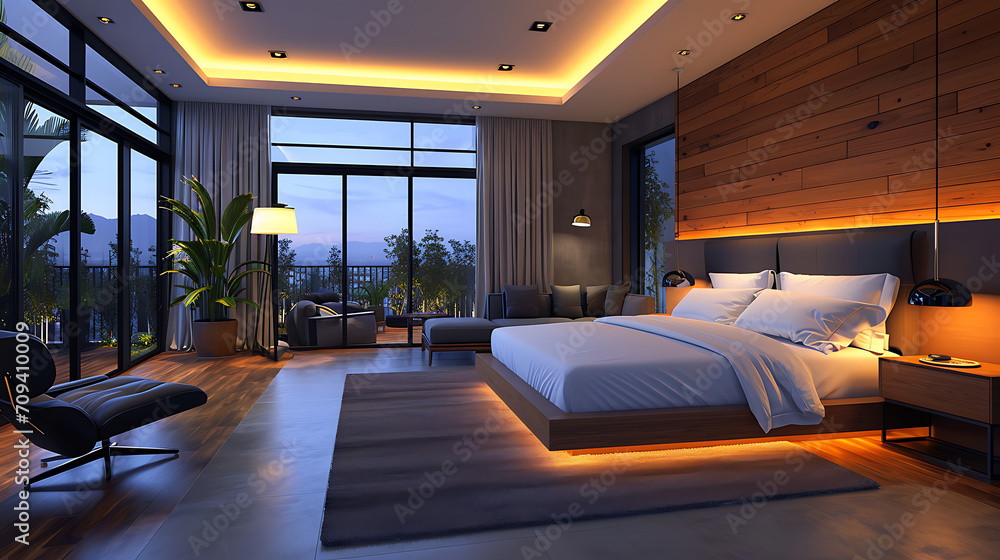 Fototapeta premium hotel room interior