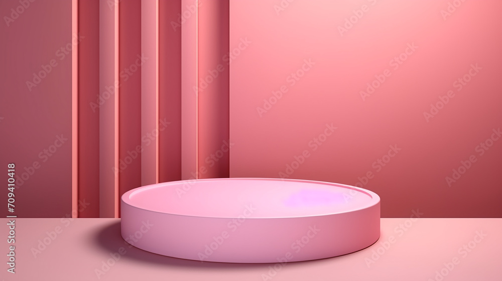 pink geometric 3d product display background concept pink geometric 3d product display background concept