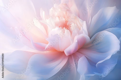 Soft Blossoms in Nature's Embrace: Delicate Floral Beauty on a Pastel Abstract Background © SHOTPRIME STUDIO