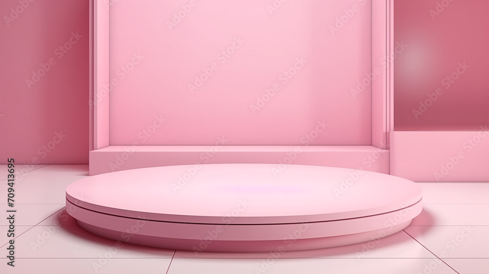 pink platform for product display interior podium pink platform for product display interior podium