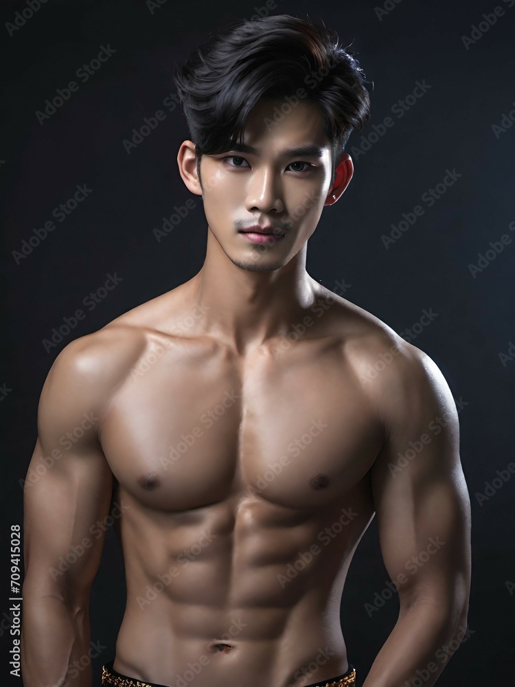 portrait of asian male model portrait of asian male model