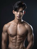 portrait of asian male model