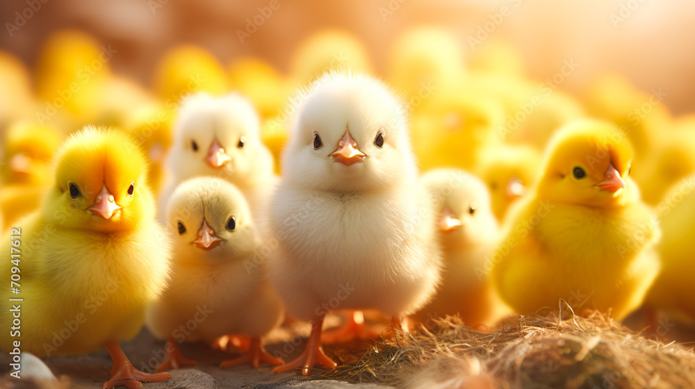 たくさんのひよこ