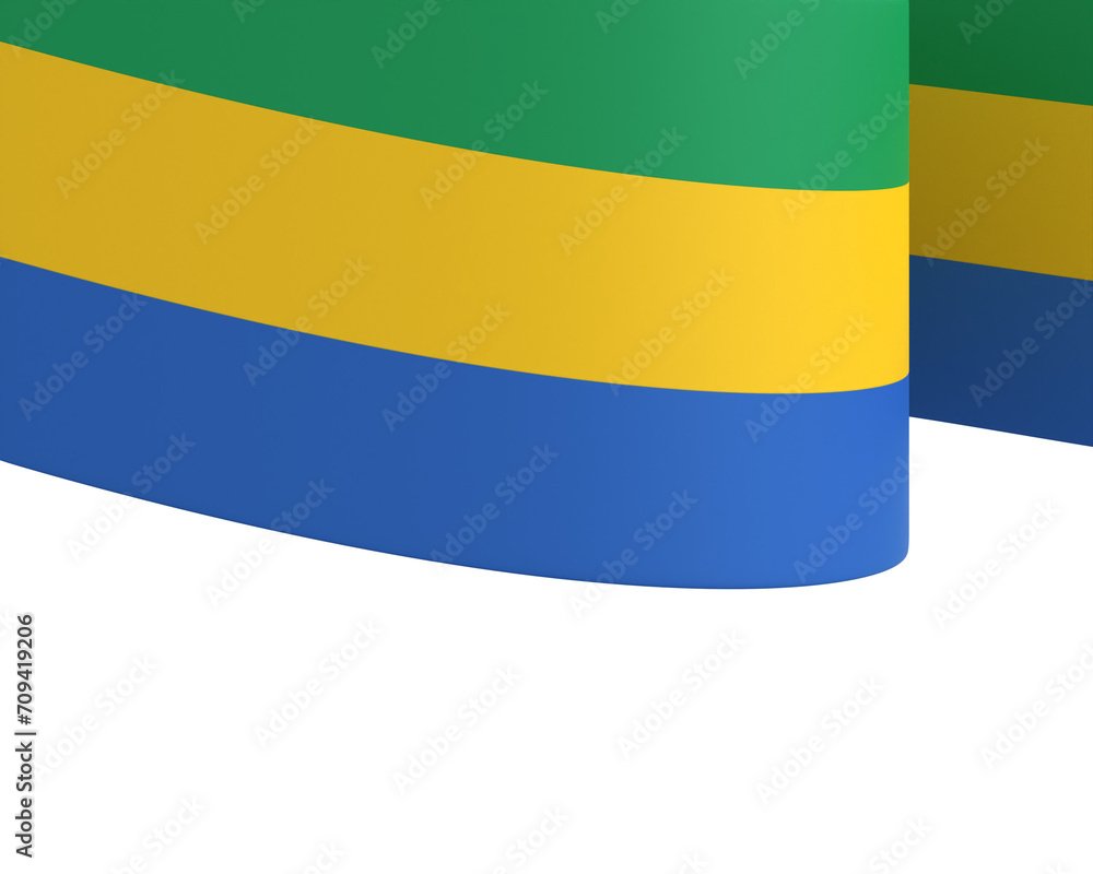 Gabon flag element design national independence day banner ribbon png
Gabon flag element design national independence day banner ribbon png