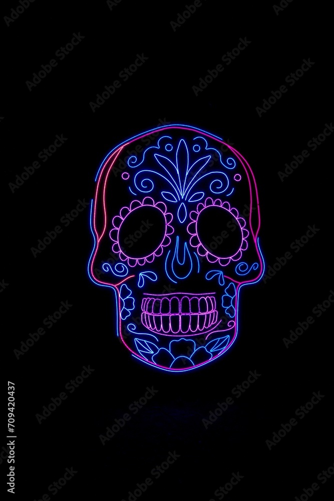 Obraz premium skull mexican