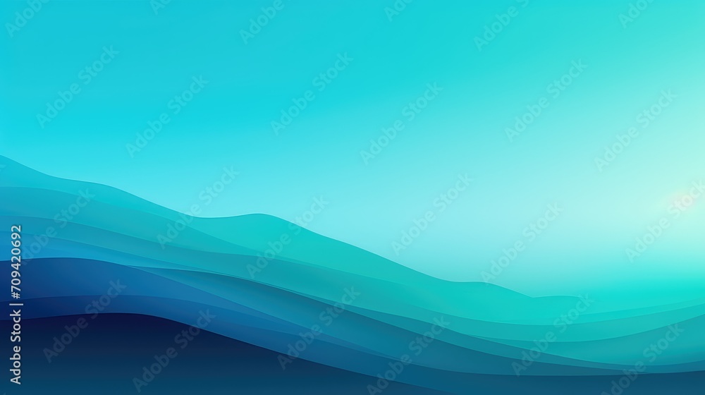 color turquoise gradient background illustration design abstract, vibrant aqua, ocean sea color turquoise gradient background