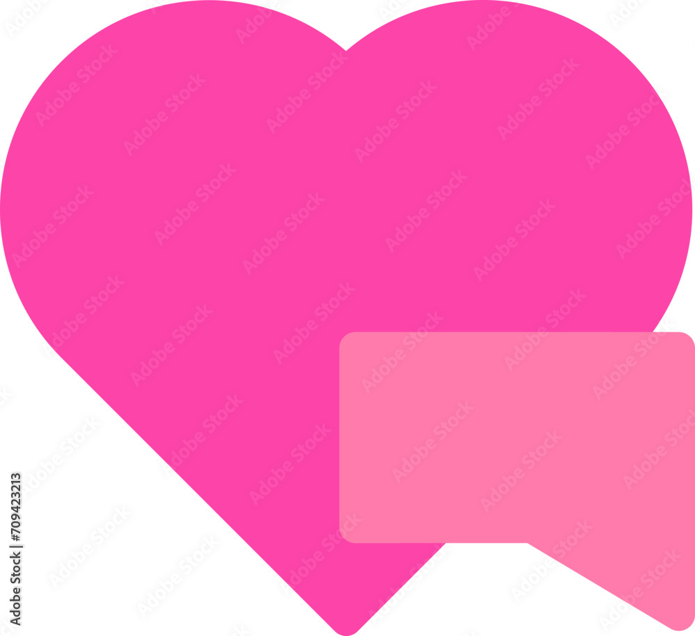 pink love icon for valentine day pink love icon for valentine day