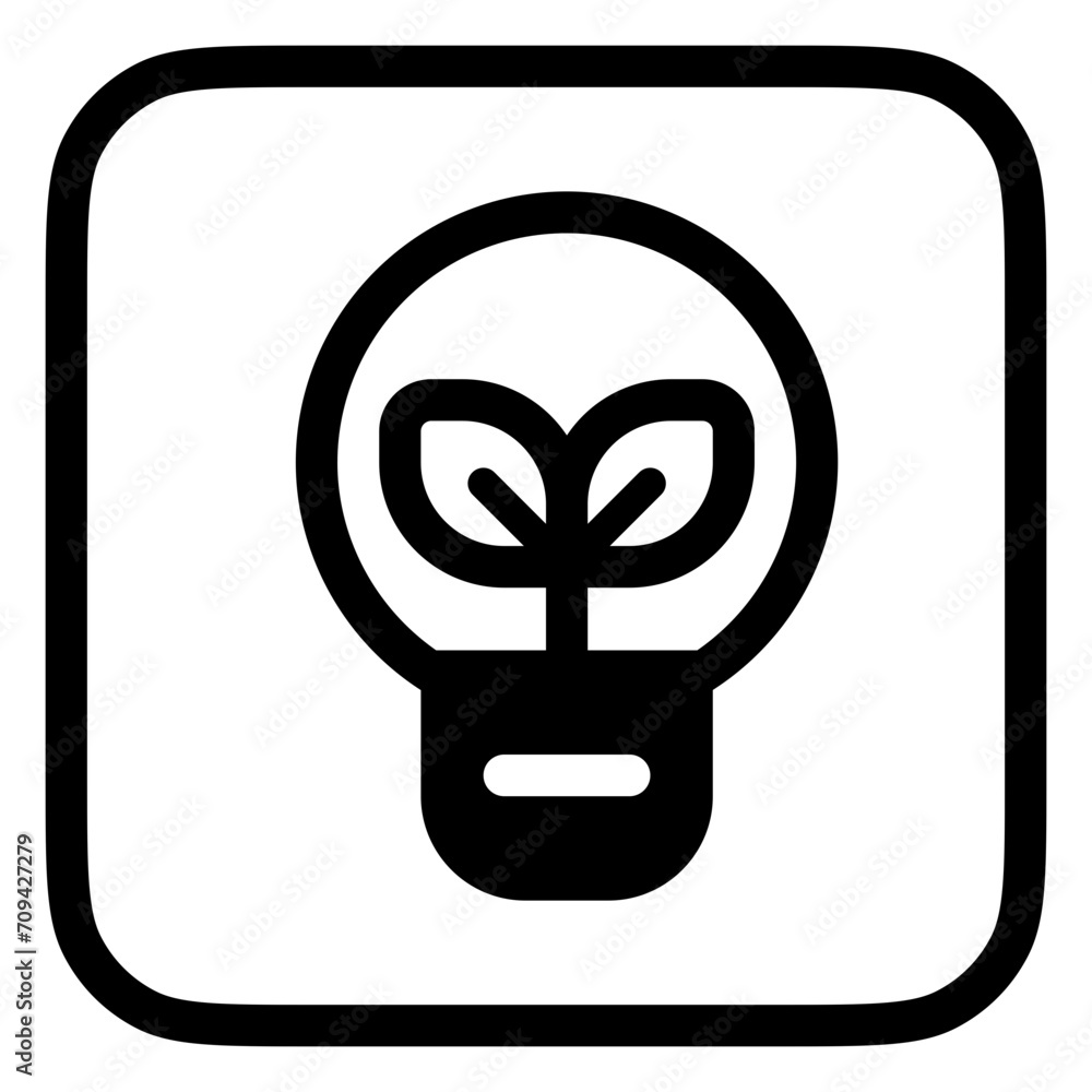 Editable green energy, lightbulb, electricity vector icon. Environment, ecology, eco-friendly. Part of a big icon set family. Perfect for web and app interfaces, presentations, infographics, etc Editable green energy, lightbulb, electricity vector icon. Environment, ecology, eco-friendly. Part of a big icon set family. Perfect for web and app interfaces, presentations, infographics, etc