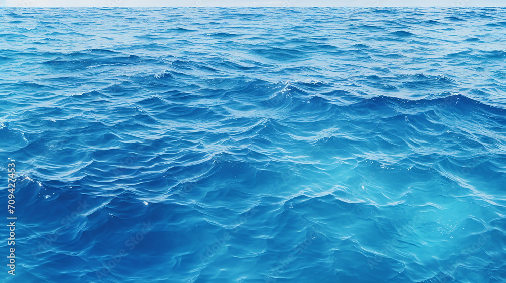 Obraz premium blue ocean water background