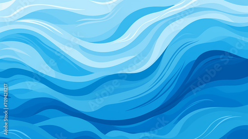 blue water wave line deep sea pattern background banner