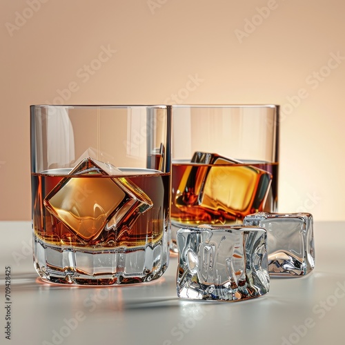 Whiskey Scotch Brandy Alcoholic beverage, relaxation and recreation, luxury elegance rich tapestry of flavors, crafting an intoxicating elixir photo