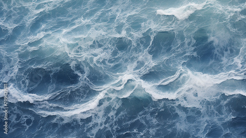natural texture of agitated sea surface