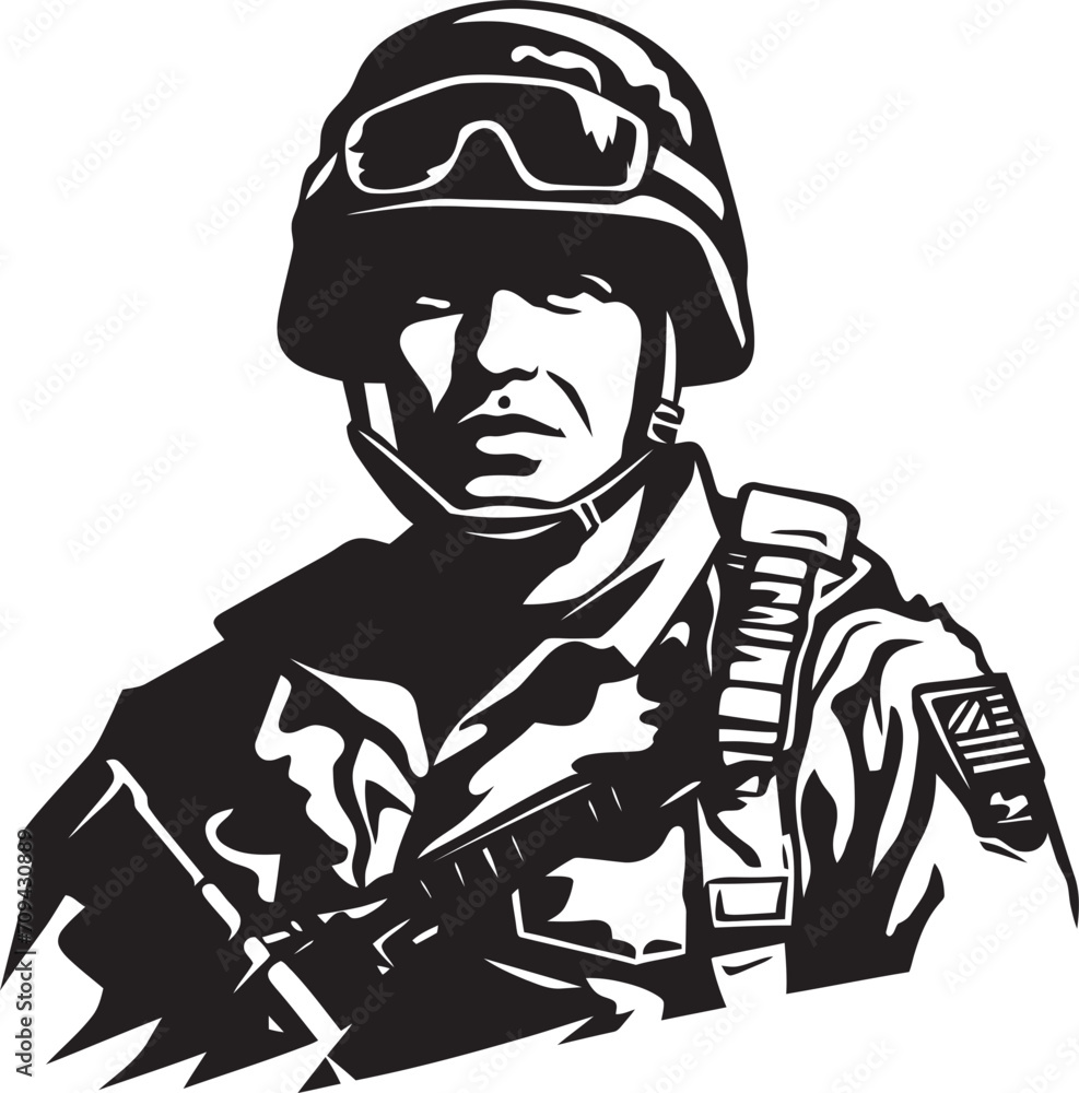 Warrior Mark Tactical Soldier Emblem Design Shadow Ops Insignia Vector Black Combat Soldier Warrior Mark Tactical Soldier Emblem Design Shadow Ops Insignia Vector Black Combat Soldier