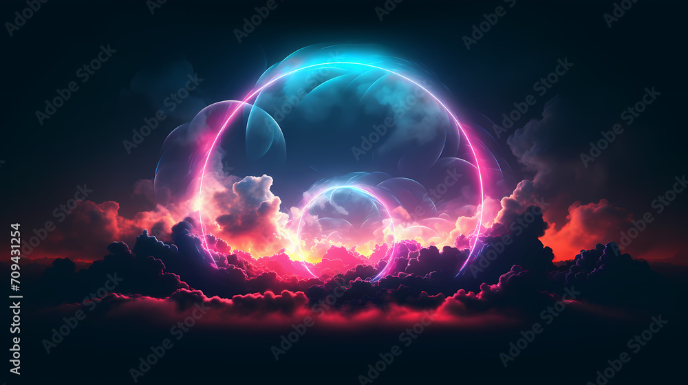 Abstract geometric lines background, technological lines background and light effects, 3D rendering Abstract geometric lines background, technological lines background and light effects, 3D rendering